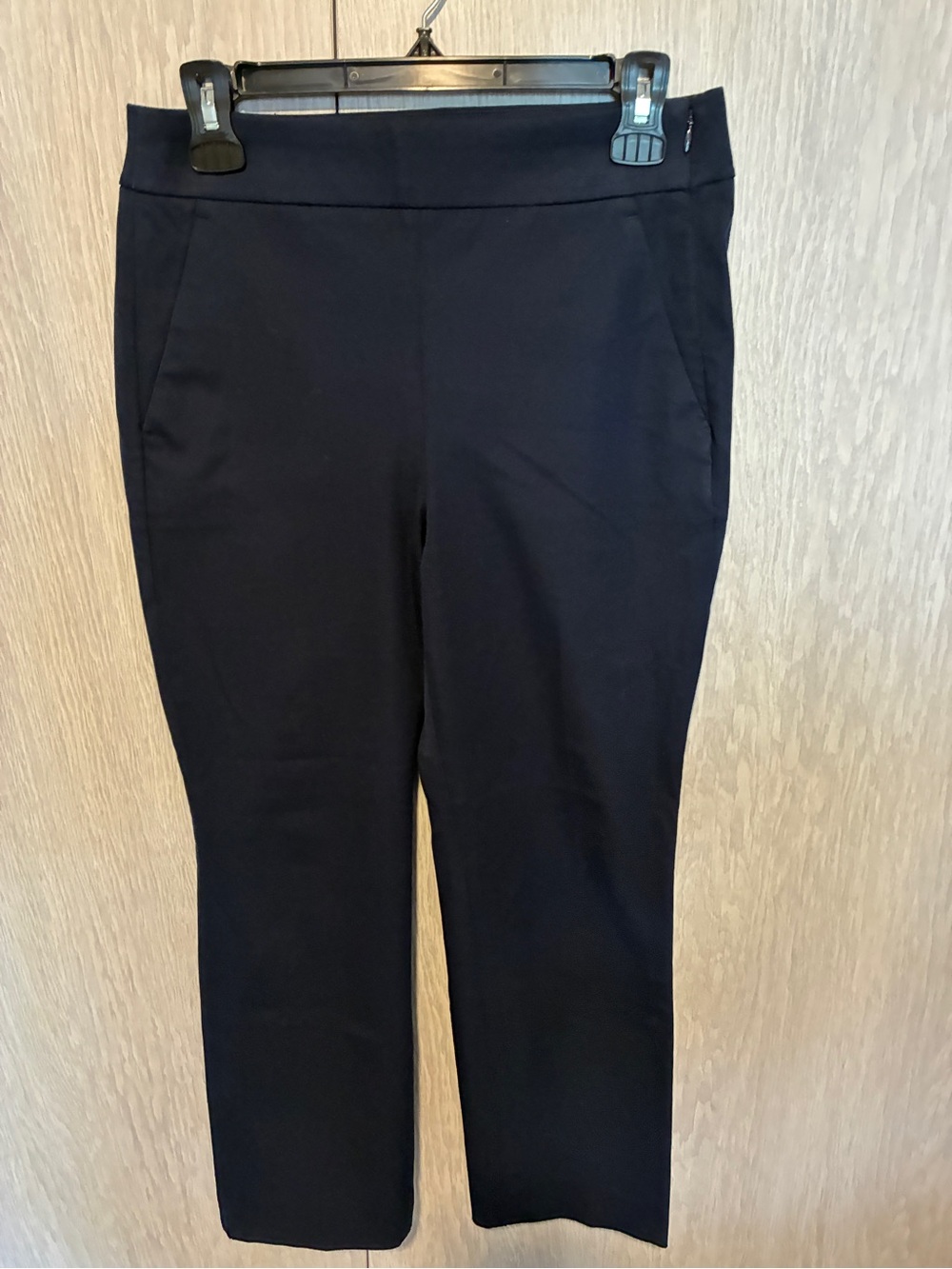 J. Crew Navy Straight-Leg Pull-On Pants